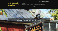 Desktop Screenshot of a-jqualityroofing.com